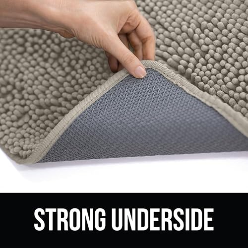 Miniatura 8 de Kangaroo - Alfombra de baño de chenilla, extra suave y absorbente, lavable a máquinaseco, parte inferior fuerte, alfombrillas de felpa para el