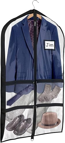 Univivi Bolsas de ropa para disfraces de baile para niños, Negro -