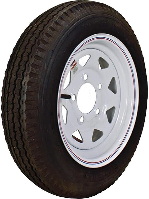 4.8012, 48012, 4.80/12, 4.80x12, Trailer Tire with Rim, Ships from Canada, Your Choice of Rim
