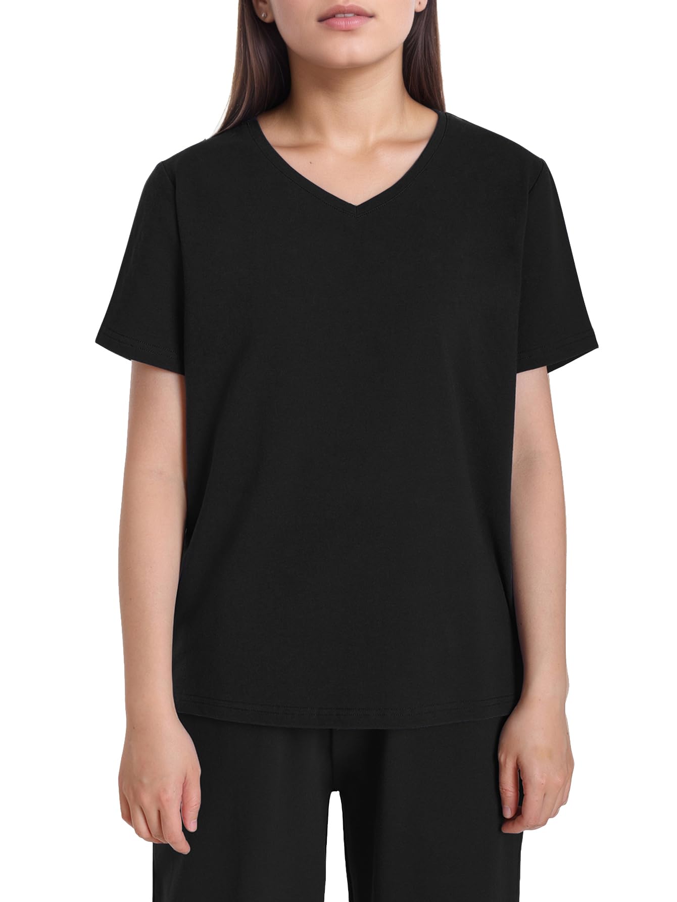 Weintee Women's Petite Cotton Tops Size Petite T-Shirts