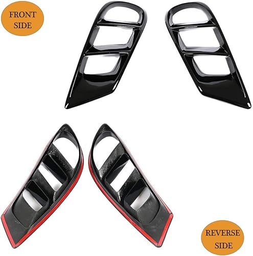 Miniatura 4 de MCARCAR KIT Cubierta de parrilla para lámpara antiniebla para Mercedes Benz CLS Clase CLS350 CLS400 CLS550 Sport Sedan 2015-2018 salida de fábrica