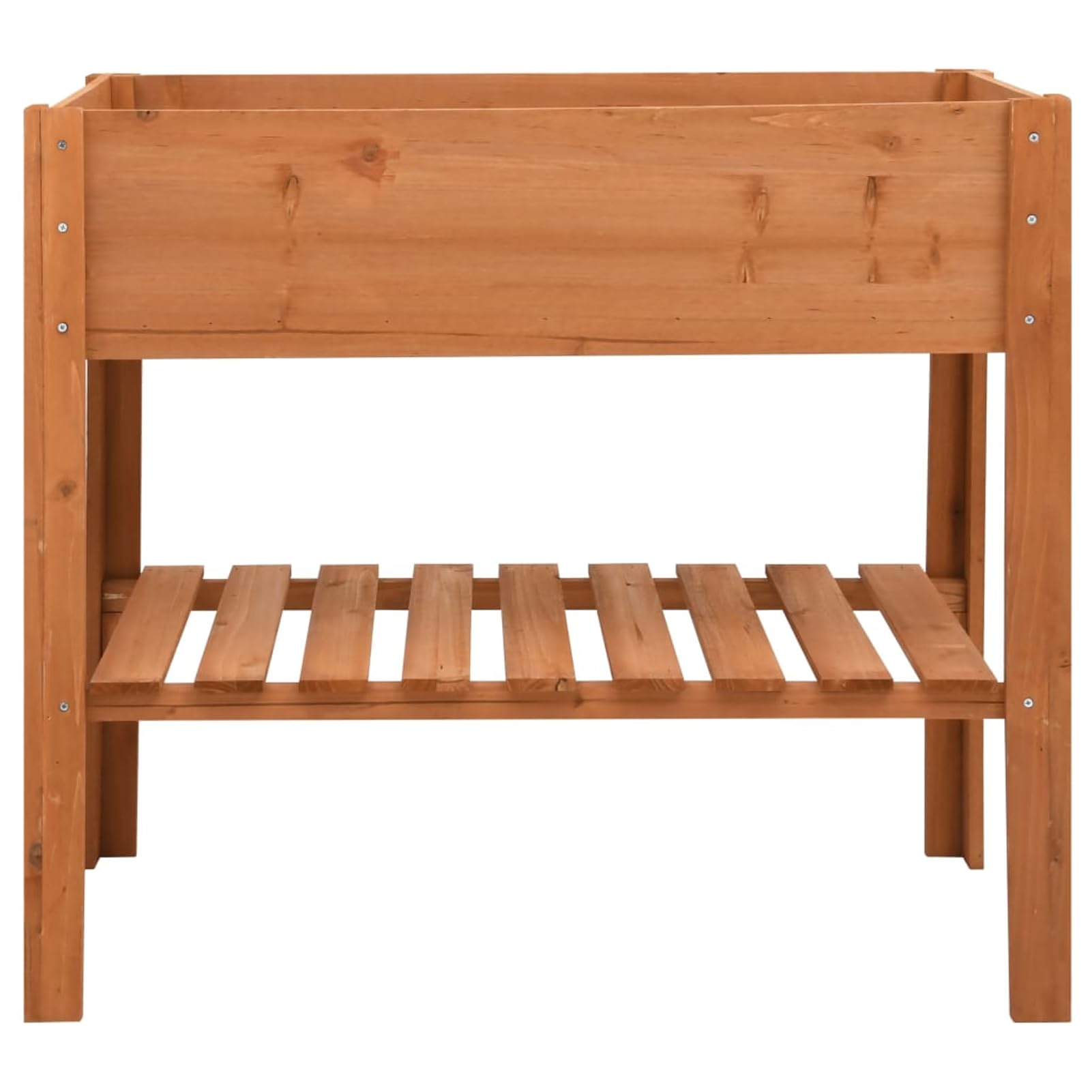 Homgoday Macetero de madera de 88 x 43 x 80 cm, maceta de jardín para exteriores, maceta para patio, terraza, patio trasero y césped, decoración de jardín, cama de hierbas vegetales