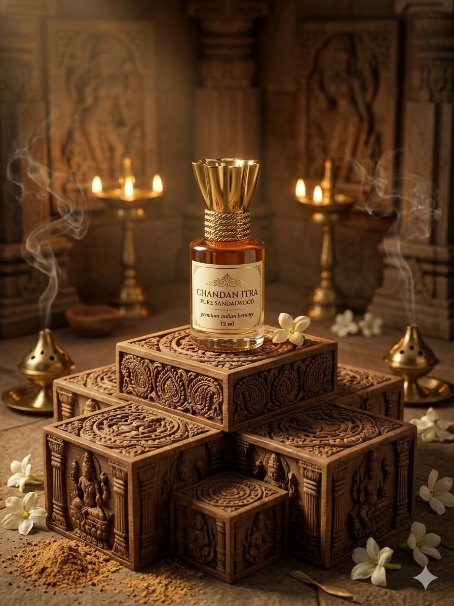 Sandal Attar | Alcohol-Free Concentrated Perfume Oil | Long Lasting Fragrance | Roll-On Attar for Men & Women | 12 ml-image-43