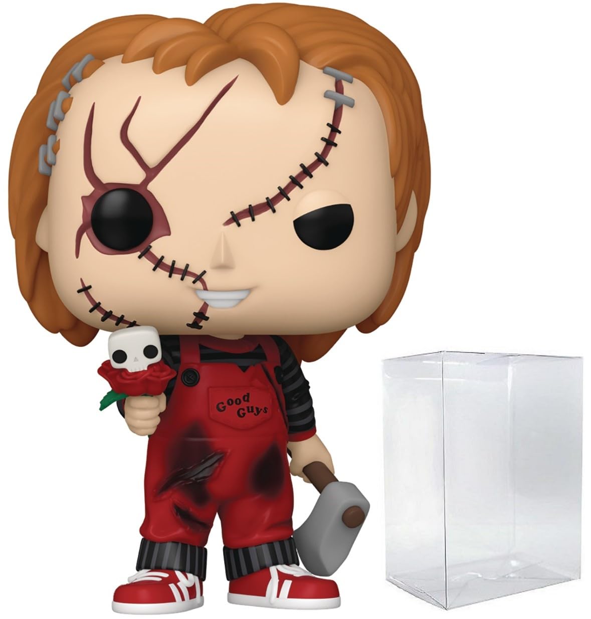 POP Movies: Valentines - Chucky Funko Vinyl Figure (Bundled with Compatible Box Protector Case) Multicolor 3.75 inches