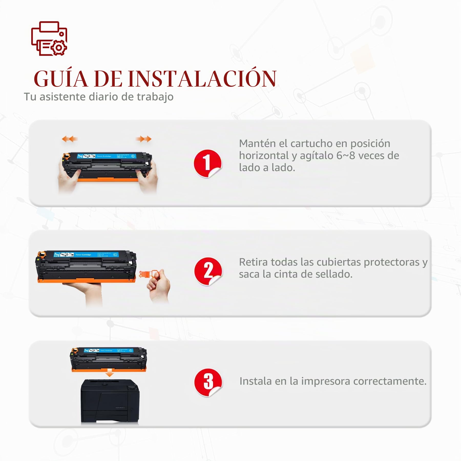 Toner Kingdom Reemplazo de cartucho de tóner compatible para HP 131X CF210X CF210A 131A per HP LaserJet Pro 200 Color M251n M251nw M276nw,128A CF320A CM1415FNW CP1525N,125A CB540A CP1515n CP1215,4PK