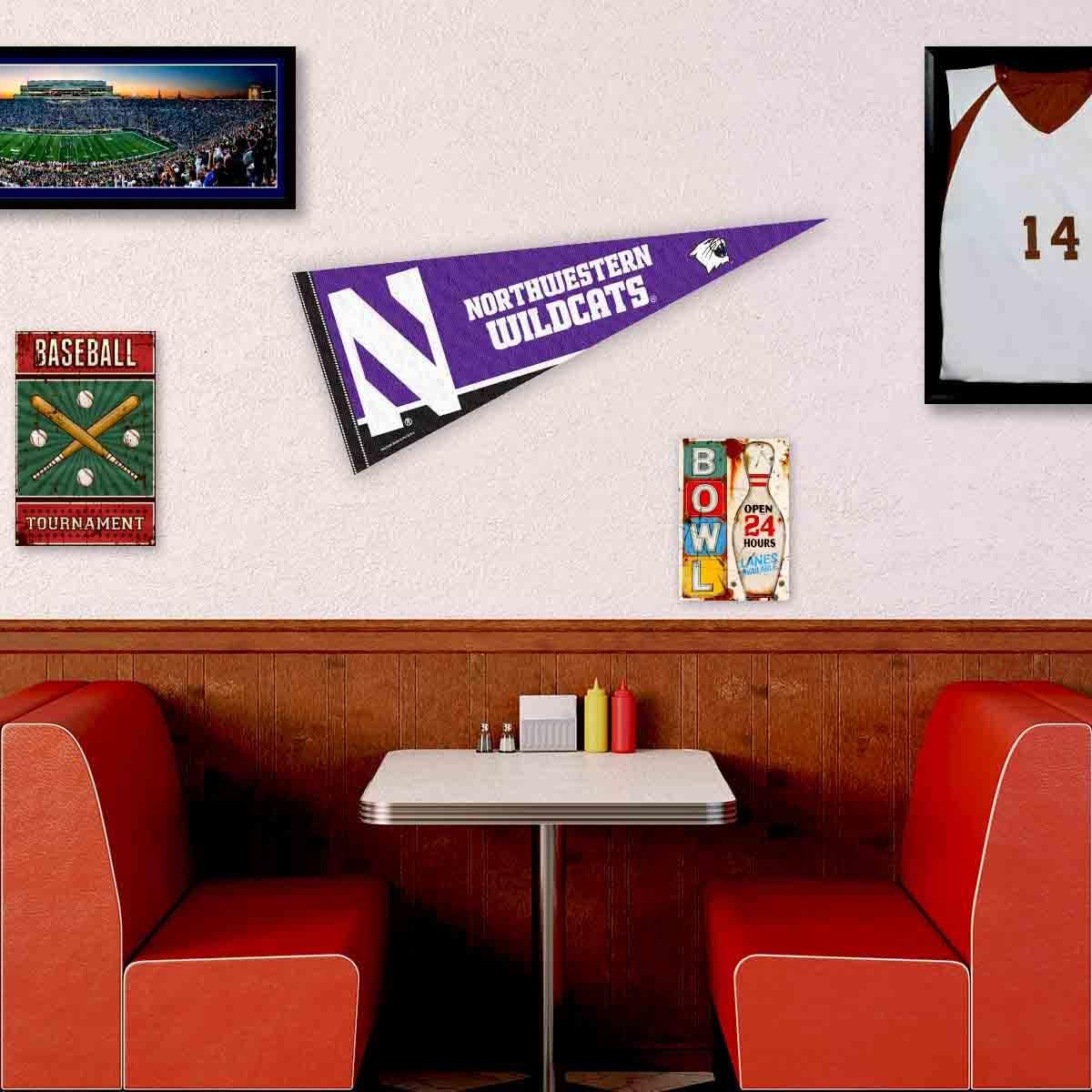 Northwestern University Pennant Full Size Felt - Image 3