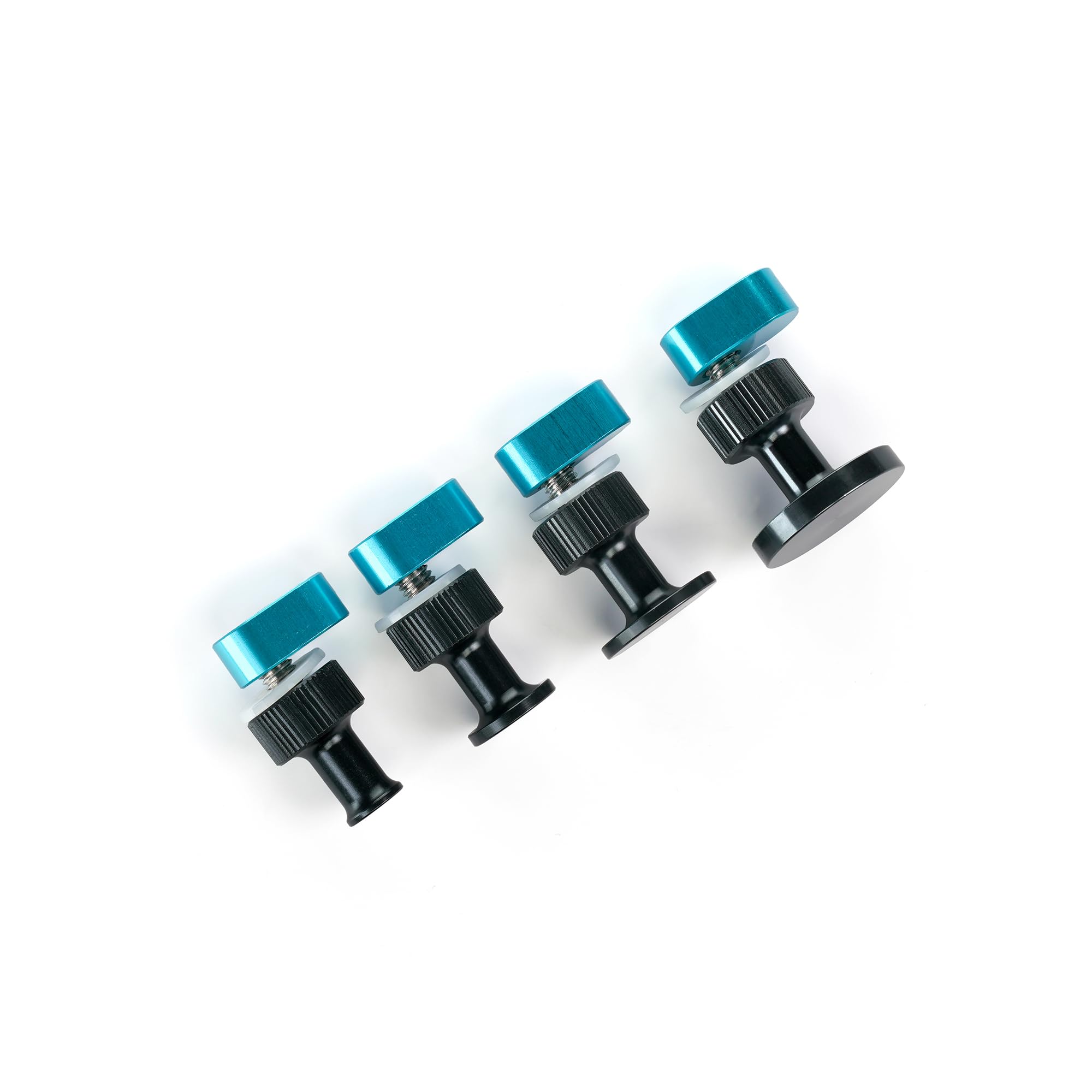 Fungo - Adattatore adesivo 4 pezzi 10-15-20-25 mm per rimuovere ammaccature PDR Tools