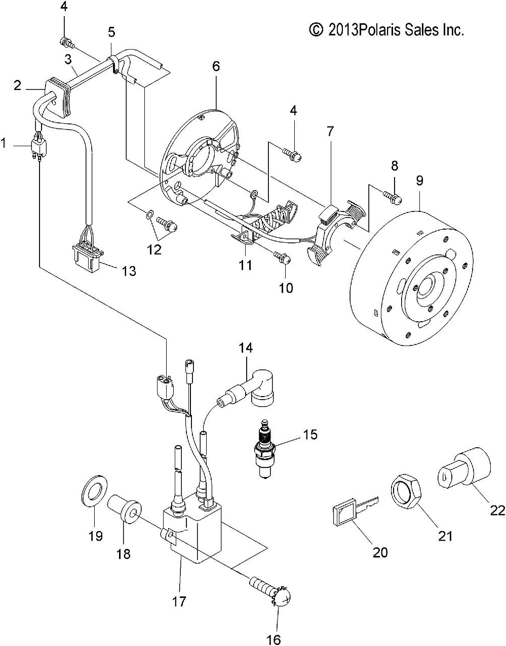 Polaris Spark Plug, Part 3070166