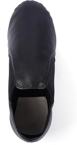 Miniatura 5 de Linodes Zapato de jazz unisex de empeine de piel sintética 006, sin cordones para zapatos de baile de mujeres y hombres