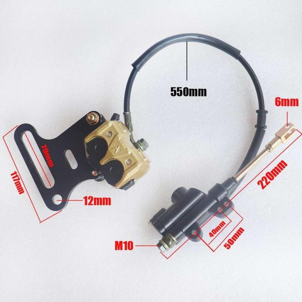 油圧リアディスクブレーキキャリパーシステムは110cc 125cc 140cc PIT PRO DIRTバイクバイクブレーキアクセサ