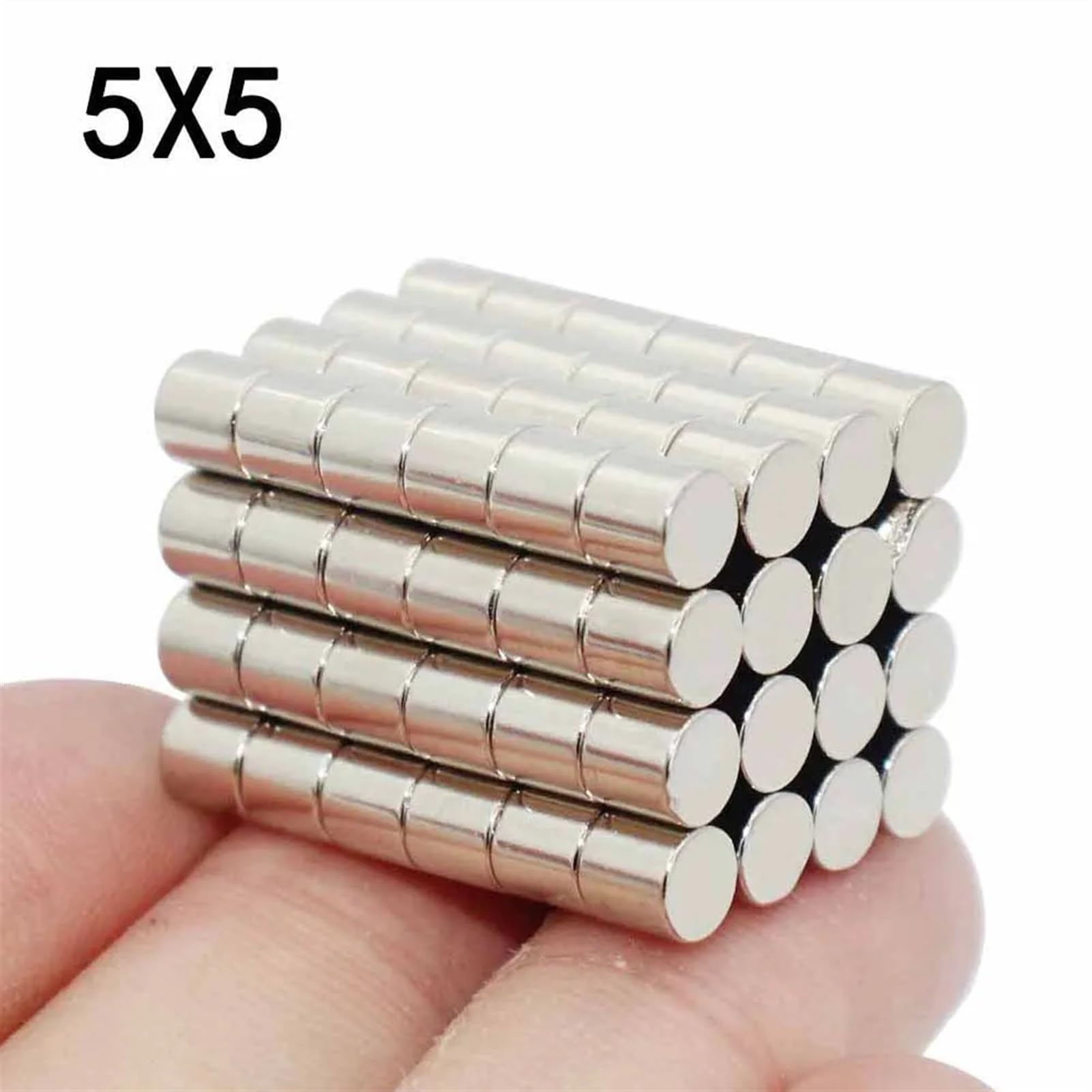 10/20/30/50/60 pezzi 5x5 magnete al neodimio 5 mm x 5 mm N35 NdFeB rotondo super potente forte magnete permanente imanes disco 5 * 5(60pcs)