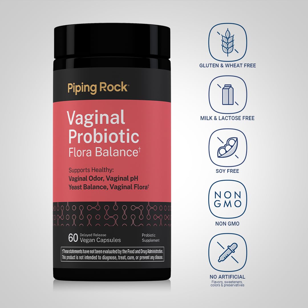 Piping Rock Vaginal Probiotic Capsules | 60 Count | for Women — Amazon image 3