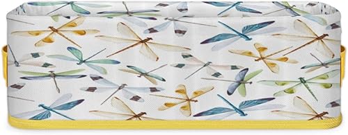 Miniatura 8 de Dragonfly - Cestas de inodoro doradas plegables para baño, organizador duradero y multiusos para cocina, sala de estar y armario ()