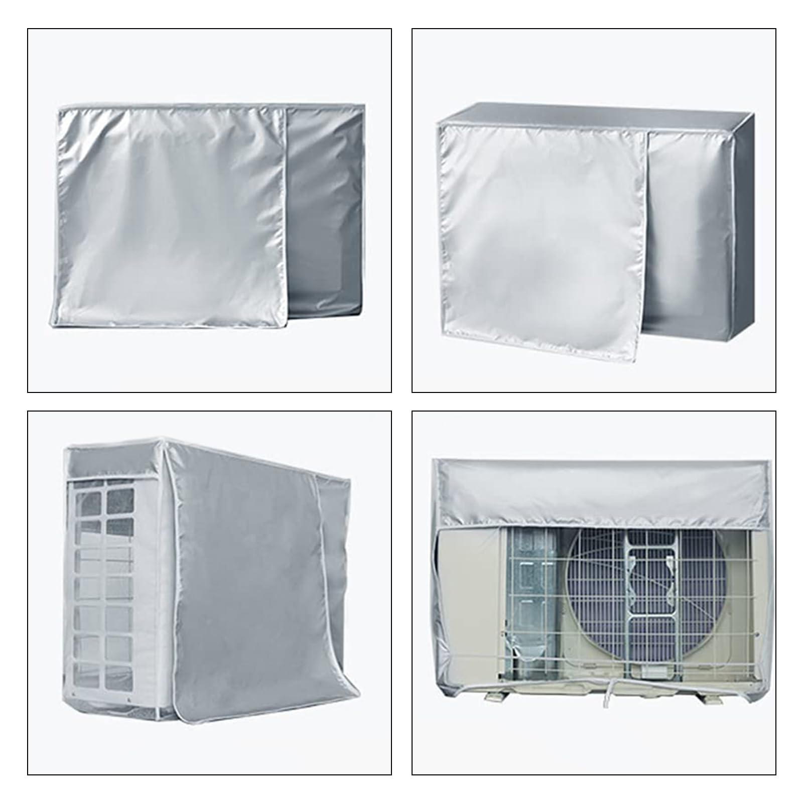Flylin - Funda universal para aire acondicionado exterior (80 x 30 x 57 cm)