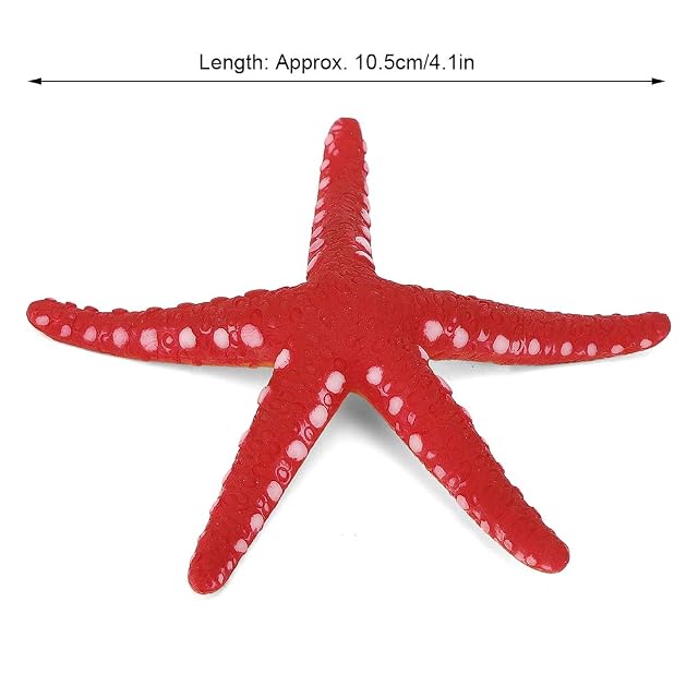 Foto 7 de 7 de Zerodis Decoración para Acuarios, Simulado Brillante Flotante, Adorno Marino para Acuarios Domésticos (Rojo)