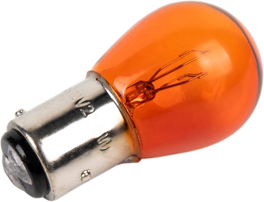 Lampadina Auto Rosso P21/5w 12V Attacco BAY15d - Confezione Da 10 Luci Posteriori Per Auto, Trattore E Moto