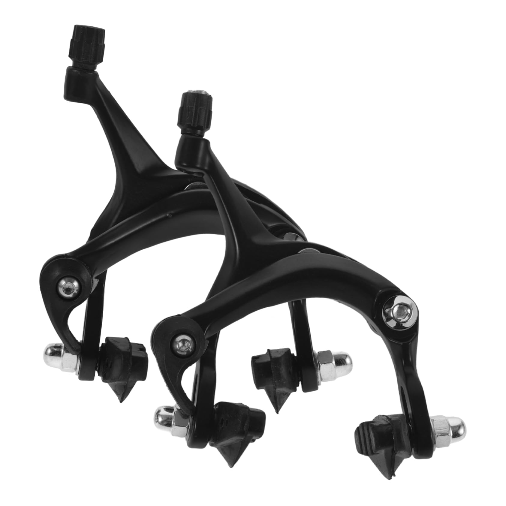 Anneome 1pair Bike Brake Caliper Aluminum Alloy Front Rear Brakes for Easy Installation Compatible Bike Models Design