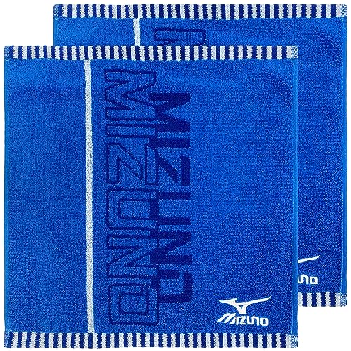 林(Hayashi) ウォッシュタオル 2枚組 約34×35cm ミズノ M4856 ブルー WM485601-2P