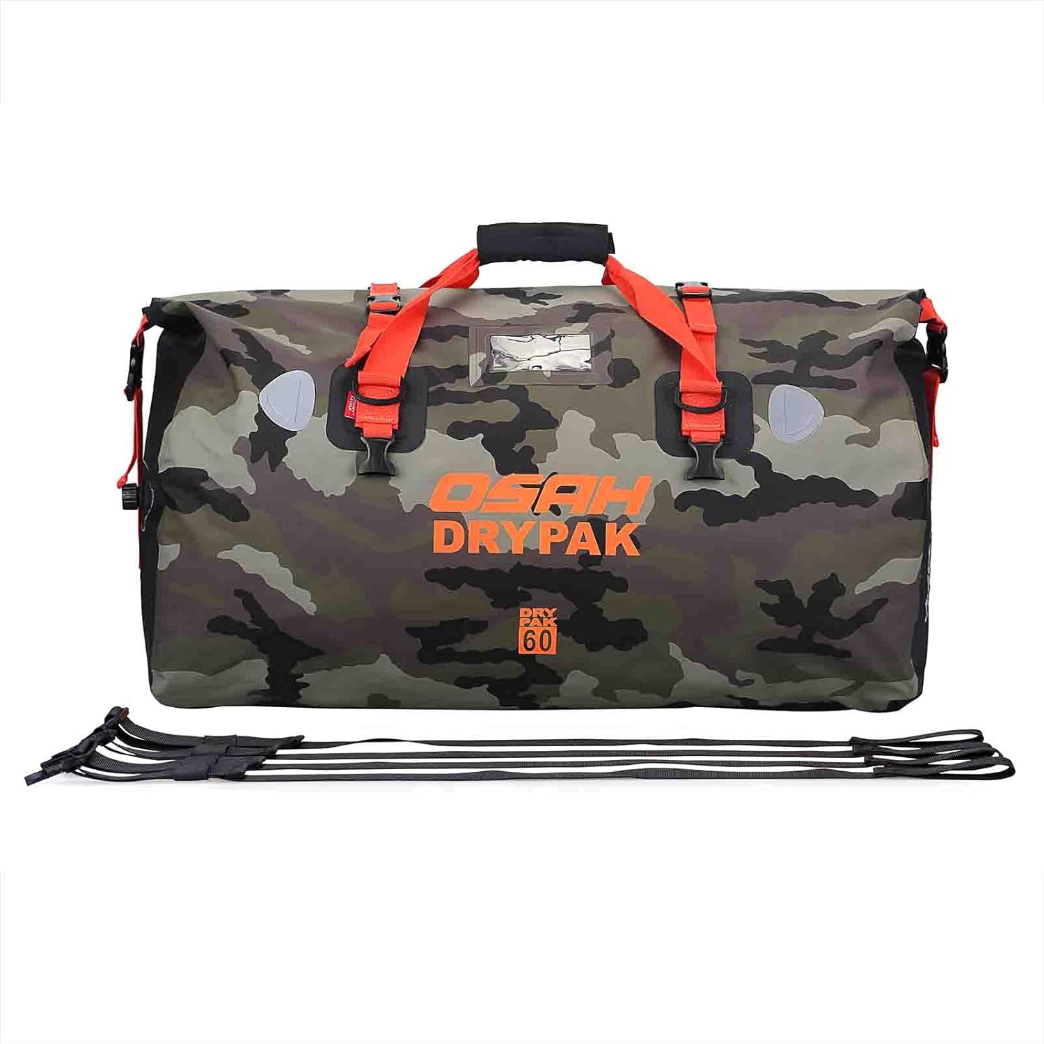 BORLENI Motorcycle Waterproof Dry Duffel Bag Tail Seat Bags for Travel Motorcycling Cycling Hiking Camping Boating with Adjustable Shoulder Strap : Sports & Outdoors