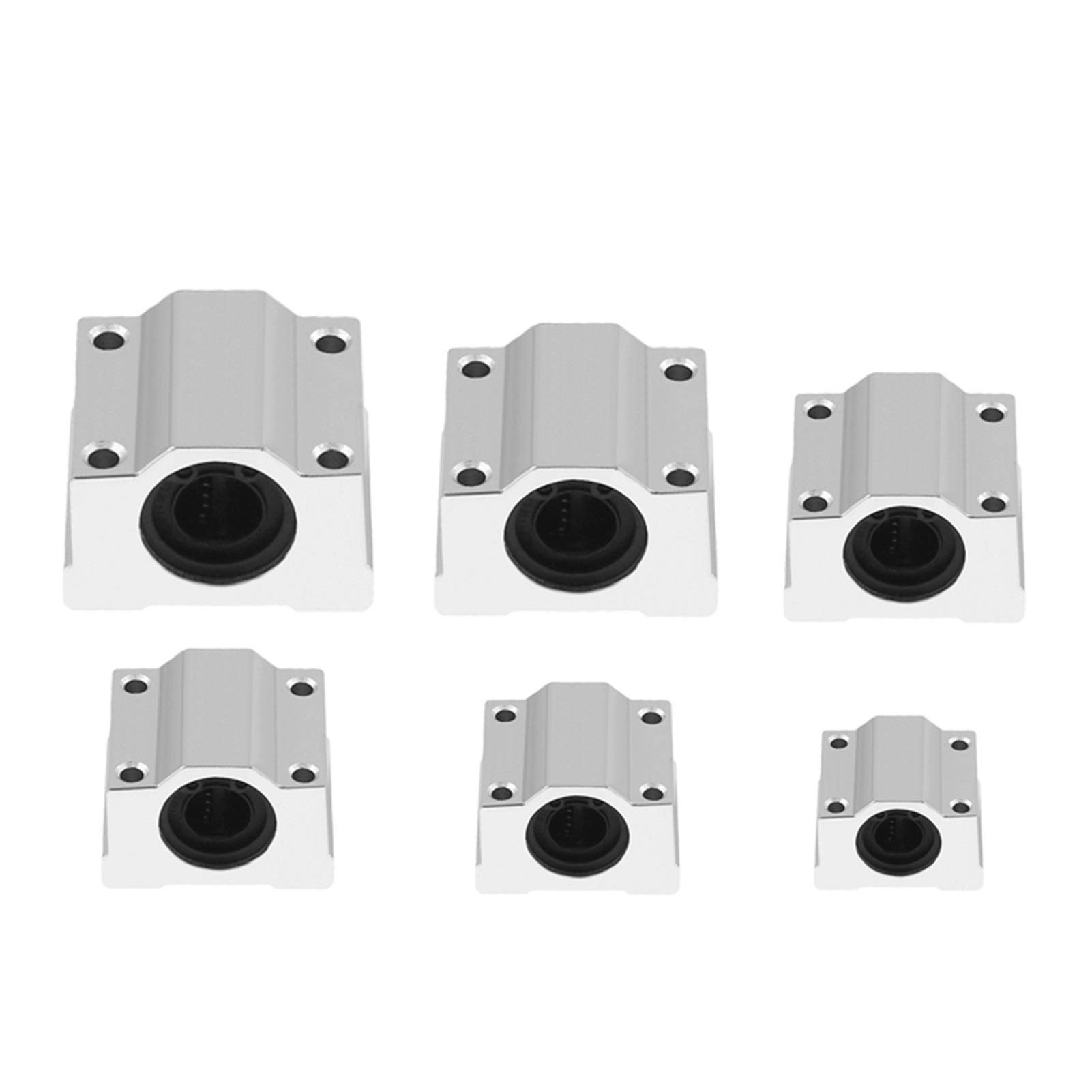 4 Stück Linearbewegungslagerschlitten, Modell SCS12UU, Länge 12 mm, hauptsächlich for CNC-Teile, 3D-Druckerteile, Präzisionsmaschinenwerkzeuge verwendet