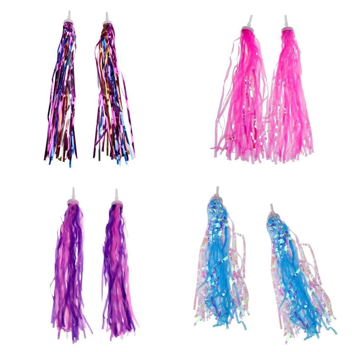 CALANDIS™ 8X Bike Streamers Tricycle Kids Girls Handlebar Grip Tassels for Girls Boys | Handlebar Grips Tape & Pads | Bicycle Components & Parts | Cycling-image-44