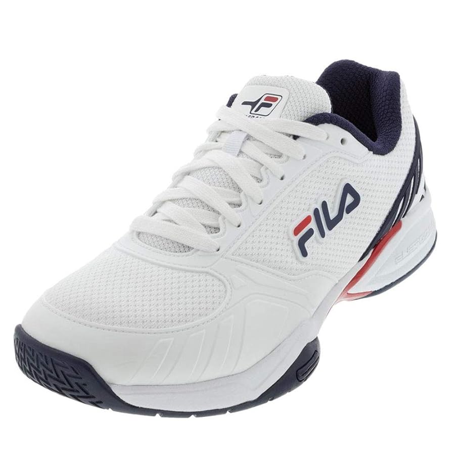 Amazon | Fila メンズ バレーゾーン シューズ, ホワイト