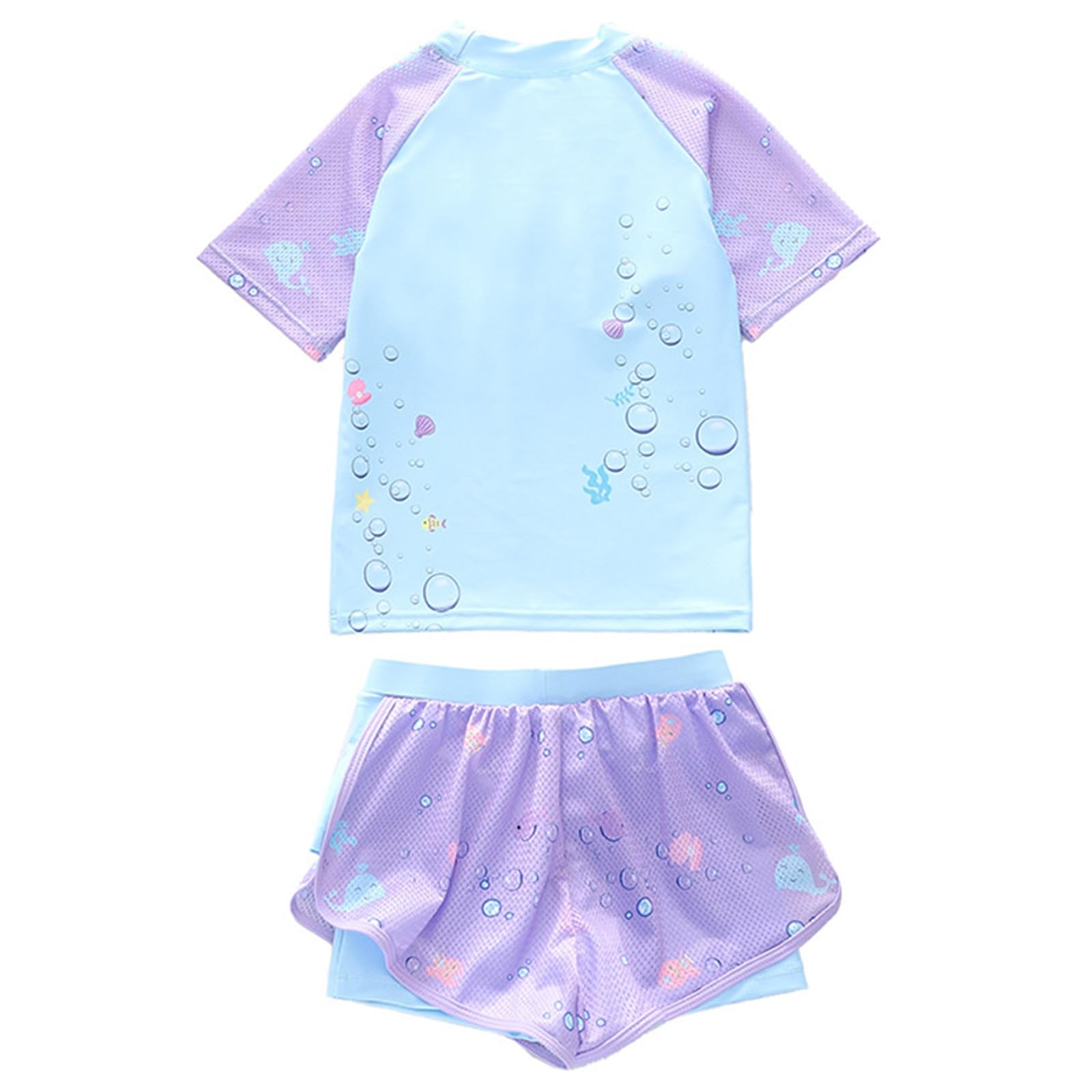 Bañador de triángulo para niñas con falda, traje de baño de dos piezas para niñas, dulce, deportivo, para niños y adolescentes, con ajuste cómodo