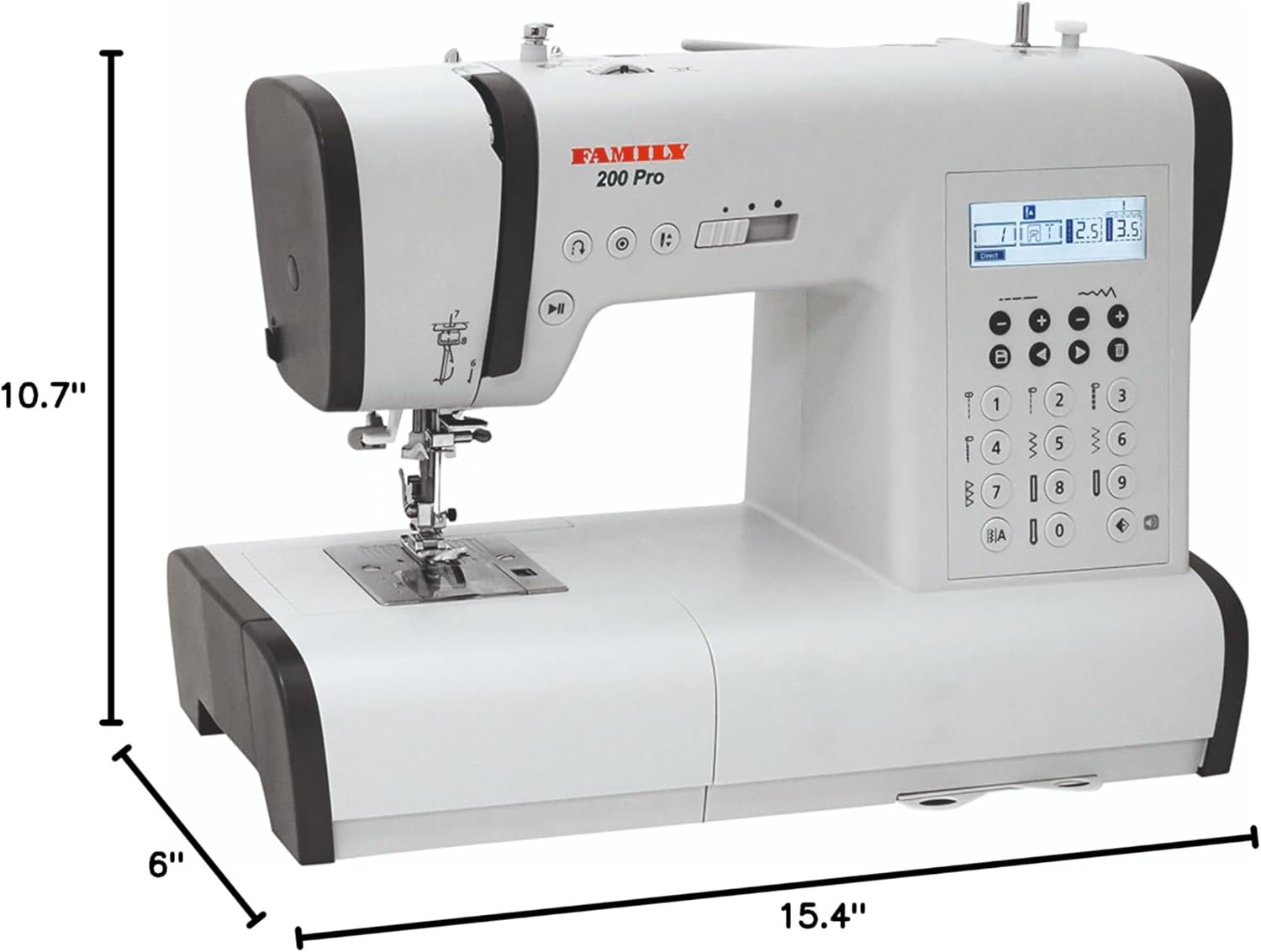 FAMILY 200 PRO Dimensions