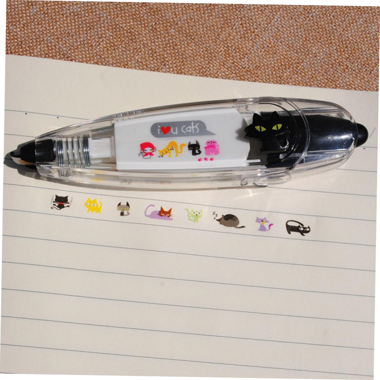 STOBOK 15pezzi Nastro Correttivo Decorativo Con Design Carino Per Scrapbooking e Diario Facile Da Usare Per Ufficio e Scuola