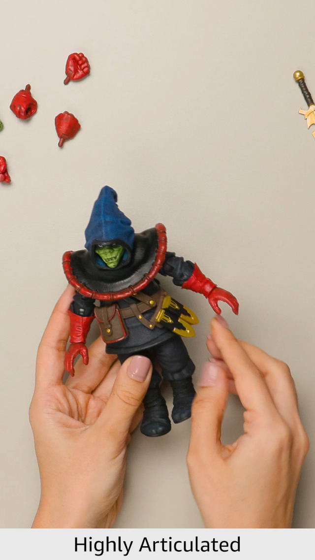 Dungeons And Dragons Figurine 50th Anniversary Zarak On Blister Card Neca P 33687