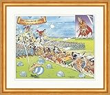  Biller Antik La Guerre des Gaules Uderzo Astérix Obélix 1061 Encadrée