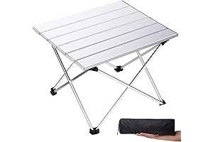 Folding Table for Beach, Small Camping Table for Outdoor, Picnic, BBQ