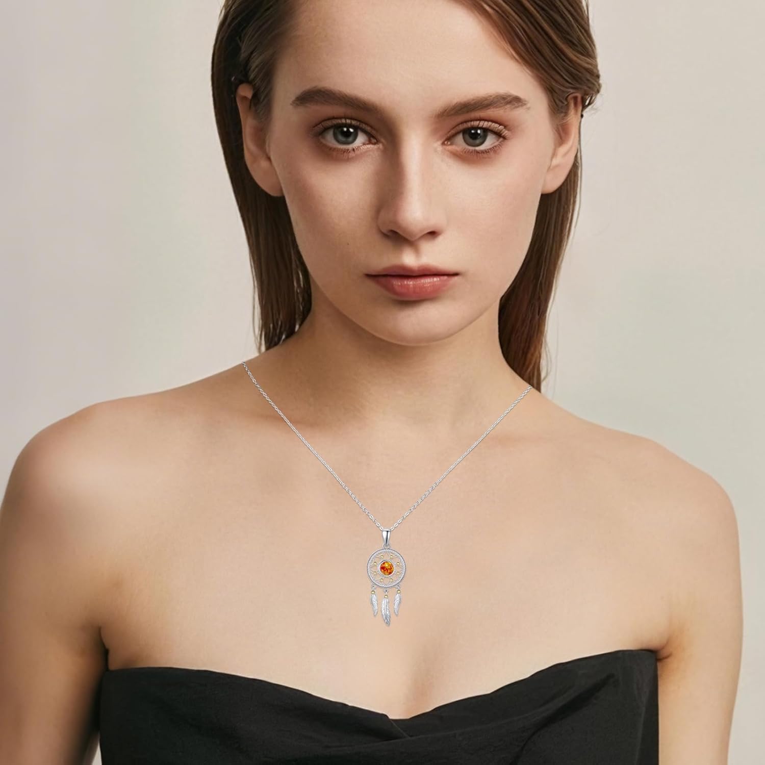 Dream Catcher Necklace for Women 925 Sterling Silver Dreamcatcher Pendant Christmas Gifts Bohemian Jewelry Gift for Women - Image 4