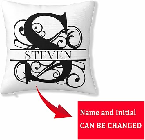 Miniatura 3 de Fundas de almohada personalizadas con letra inicial, fundas de almohada personalizadas con monograma, fundas de almohada personalizadas para