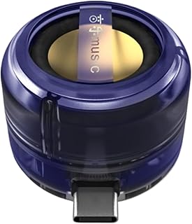 Reproductor de música portátil para teléfono- Altavoz portátil compacto para acampar | tableta y coche. Altavoz portátil para exteriores con conexión directa para amplificador de sonido para teleph