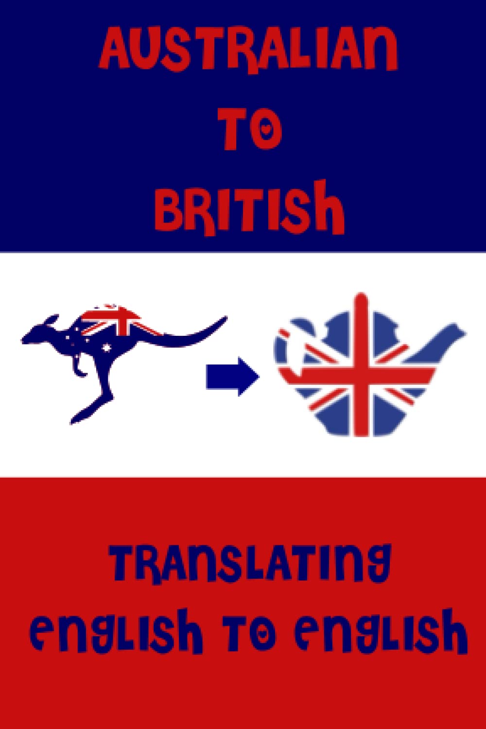 Australian to British English. A Pocket Guide To Translating English Words to English: A mini dictionary to translate English terms from Aussie to UK language