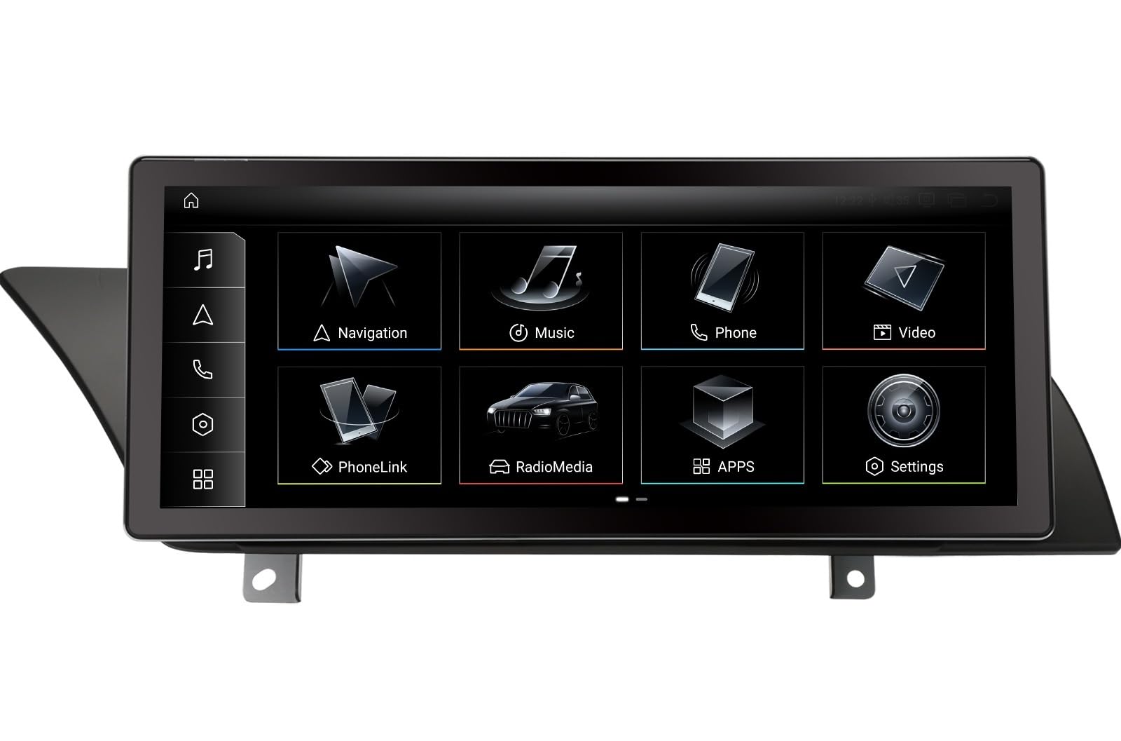 10,25" 8-rdzeniowy 4 + 64 GB CarPlay Android 14 radio samochodowe GPS nawigacja do Audi A4/A5/B8/S4/S5 obsługuje nawigację GPS, Carplay, IPS, WiFi, 4G, WiFi, DAB+, do niskiej konfiguracji