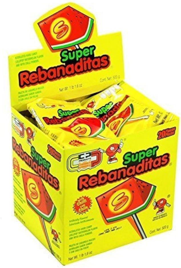 Candy Pop Rebanaditas Mexican Candy (Rebanadita Sandia Display)
