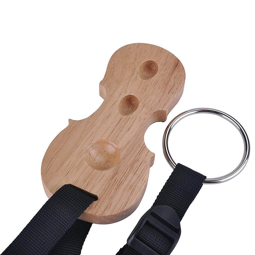 Cale-pique Protecteur de Fin en Bois Support Ancrage Antidérapant Portable pour Violoncelle - Bois