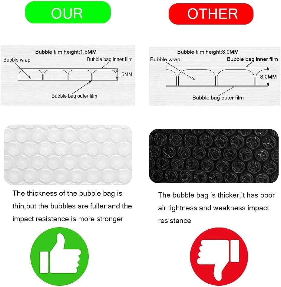 105Pack Yellow 4x8inch Kraft Bubble Mailers Small Business Mailing Packages Self-Sealing Paper Envelopes, Mailer Shipping Padded Envelopes with Strong Adhesion for Jewelry Makeup Supplies - Image 3