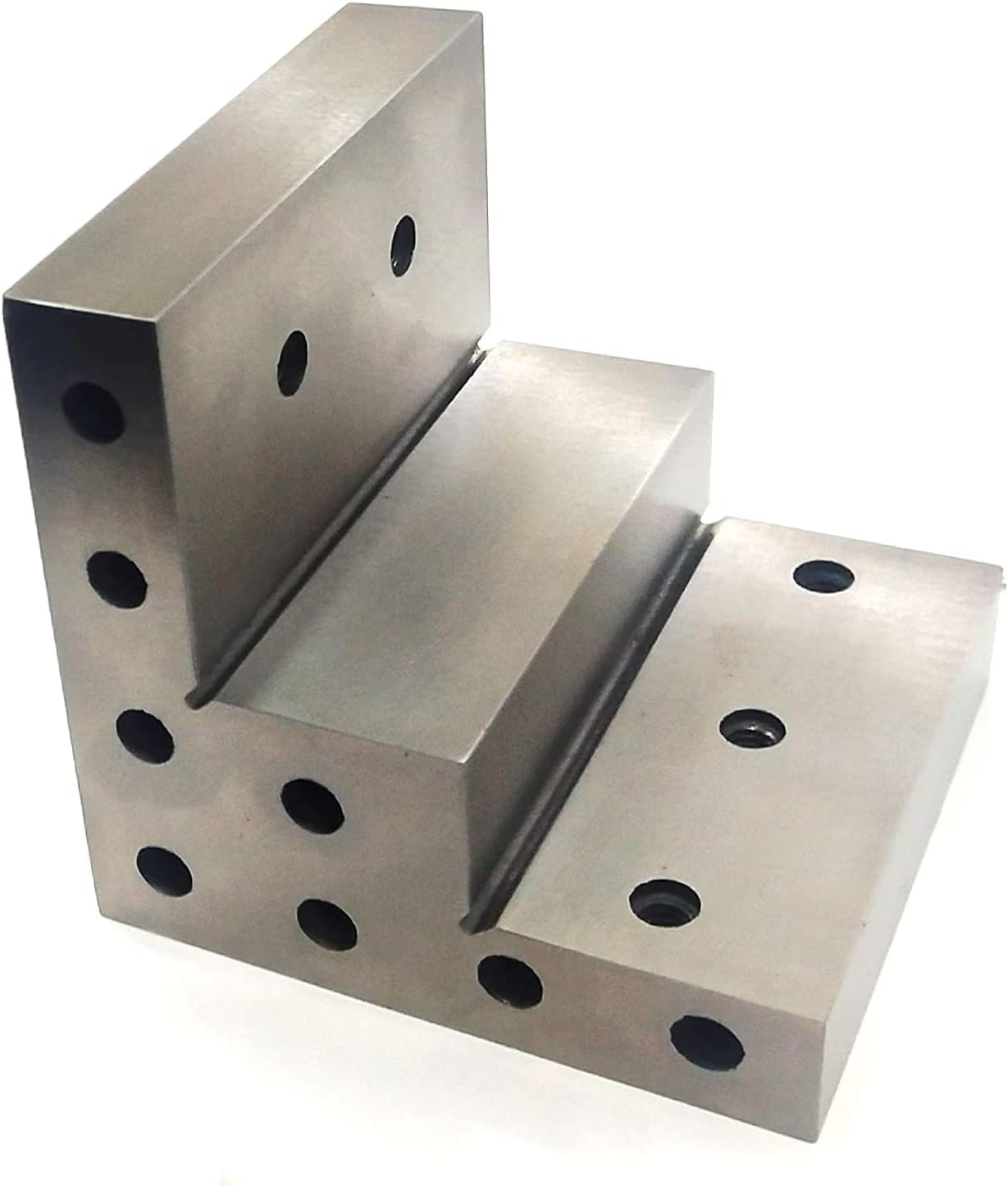 Buyohlic Stepped Angle Plate 100 mm/ 4" Inch for Milling Machine Tool