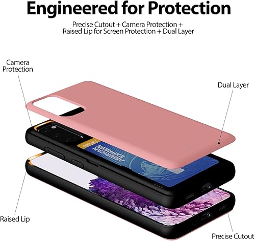 Miniatura 198 de GOOSPERY Parachoques magnético para puerta compatible con Galaxy S23, tarjetero tipo cartera, cierre automático, protección de doble capa resistente