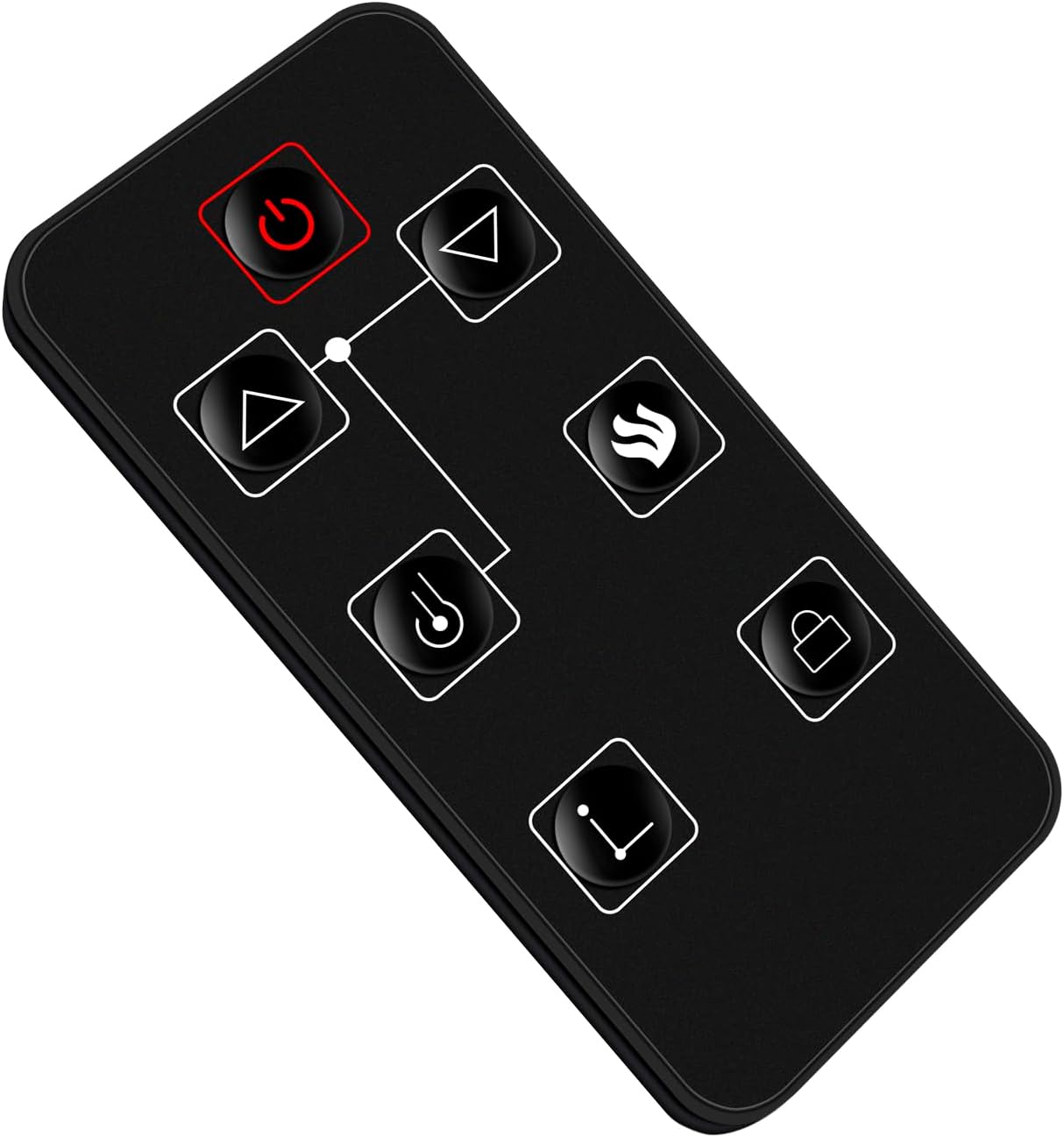 Replacement Remote fit for FEBO Flame Electric Fireplace ZHS-30-A ZHS-30-B