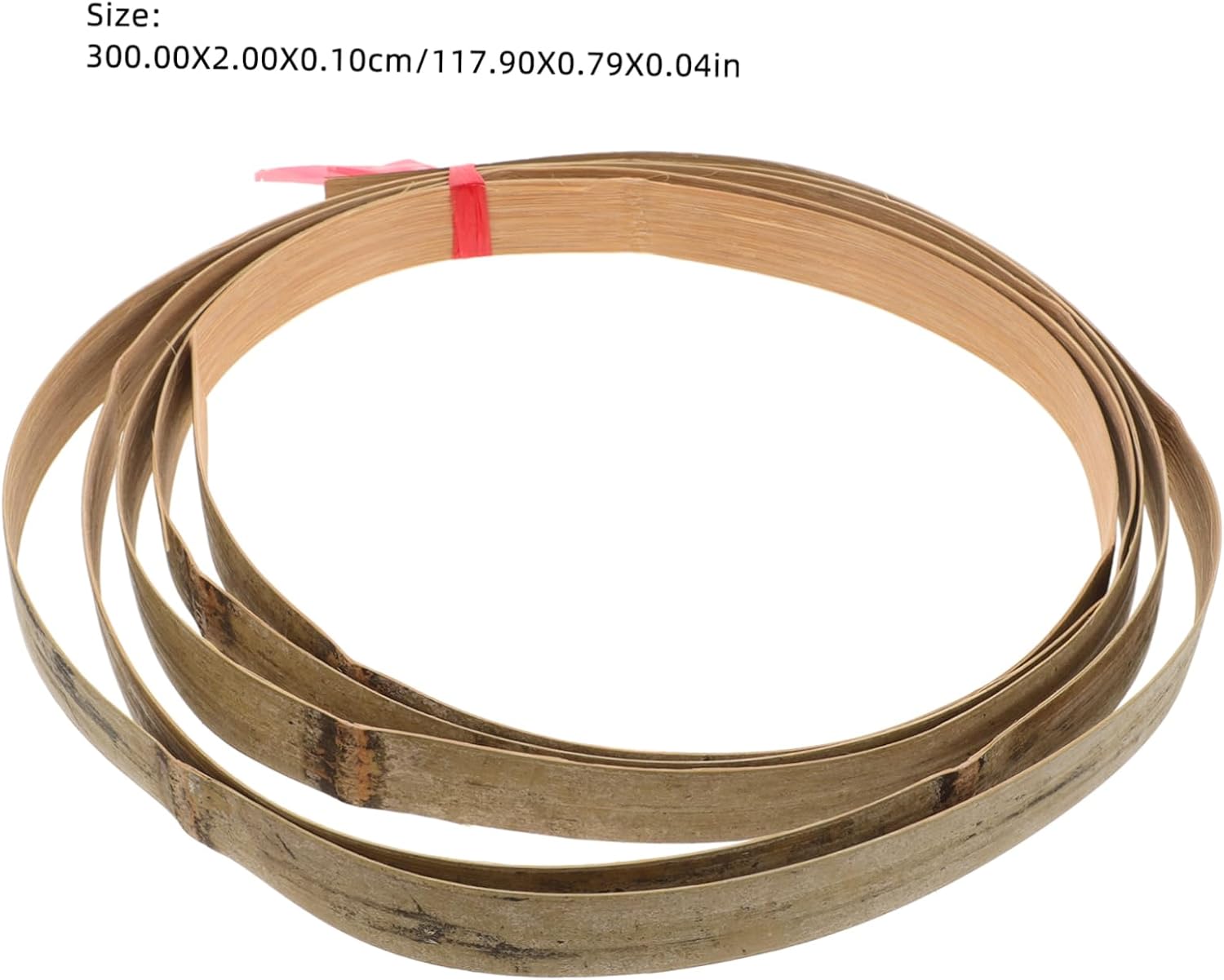 DOITOOL 1roll Weaving Strip Wide Flat Material for Crafts Basket Weaving Floral Arrangements and Home