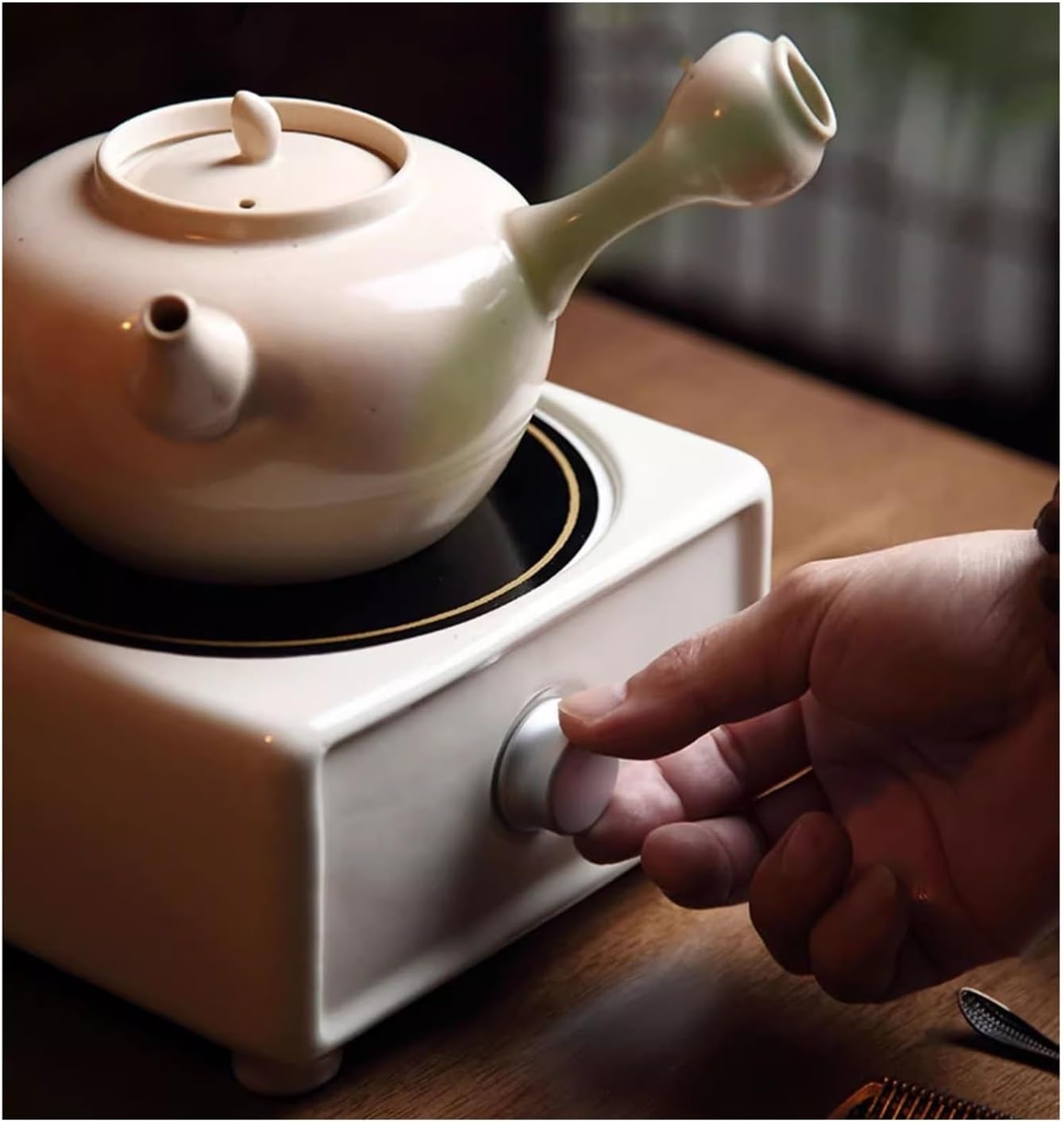 Tea Kettle Electric Pottery Stove Tea Stove Tea Pot Tea Maker Electric Pottery Pot Simple Boiling Water Pot Tea Brewing Coffee Pot