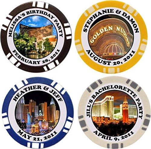 100 Customized Poker Chips