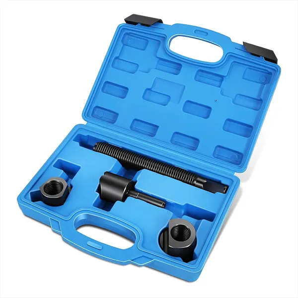 DNA MOTORING Dual Wheel Separator Tool Kit, One-Piece Pusher Wheel Hub Removal Tool with 11 Threads, Fits Most Truck, Bus, Van or Trailer That Has Dual Steel Wheels, TOOLS-00604