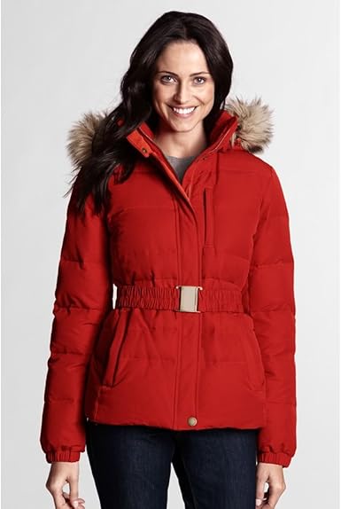 lands end red coat