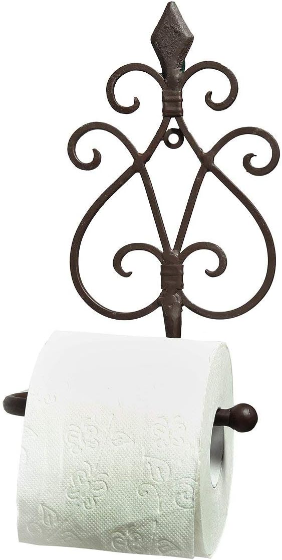 92083 Toilet Roll Holder 24 cm Antique Brown
