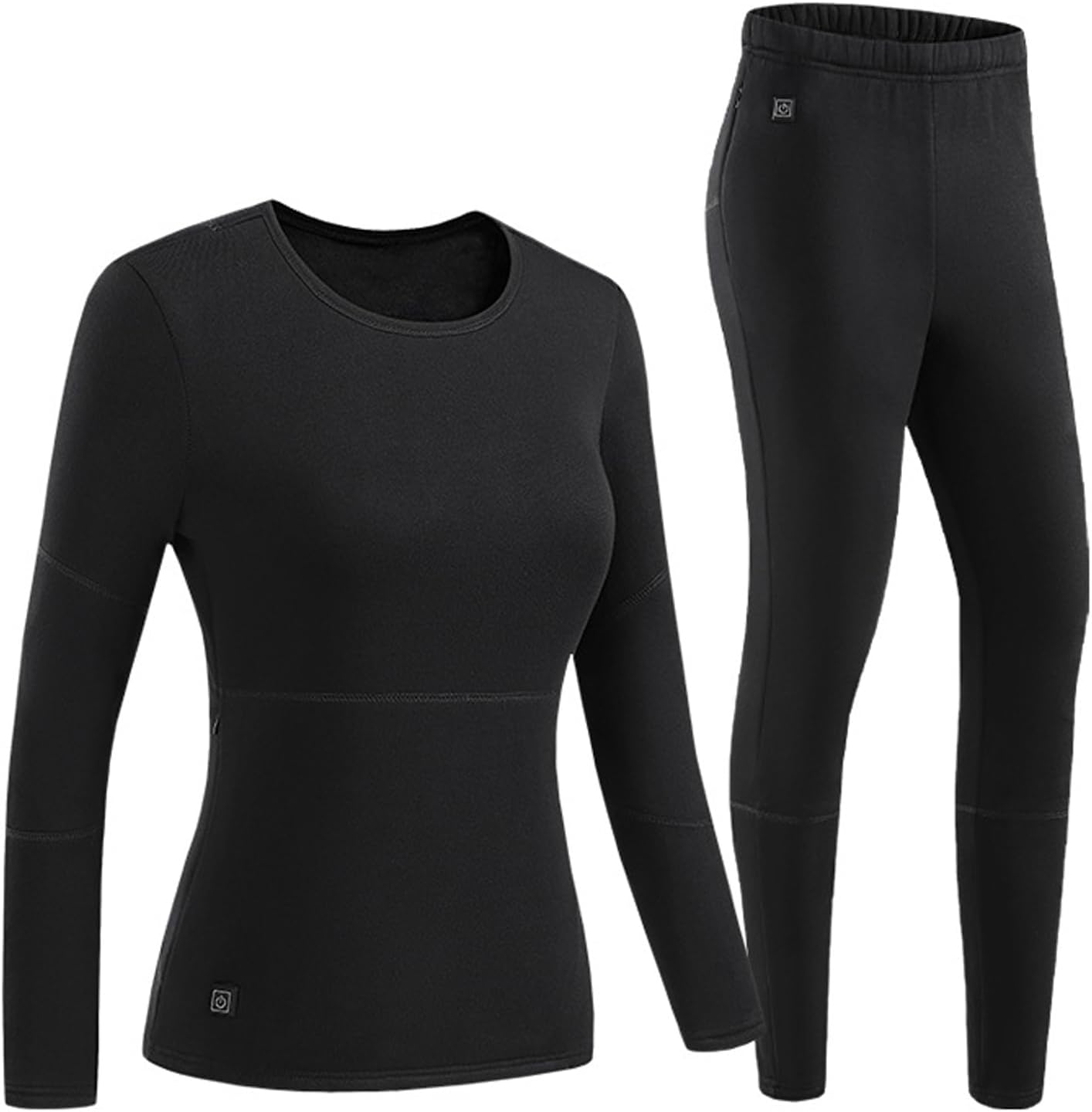 Meichoon USB Heated Thermal Underwear Set for Men and Women – Fast Heating with 3 Temperature Settings, Perfect Long Johns for Cold Weather Meichoon USB Heated Thermal Underwear Set for Men and Women – Fast Heating with 3 Temperature Settings, Perfect Long Johns for Cold Weather
